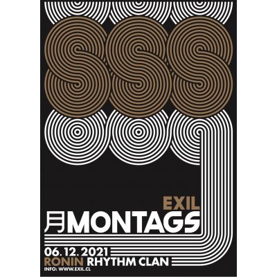 Poster 888 montags EXIL: LIMITED EDITION